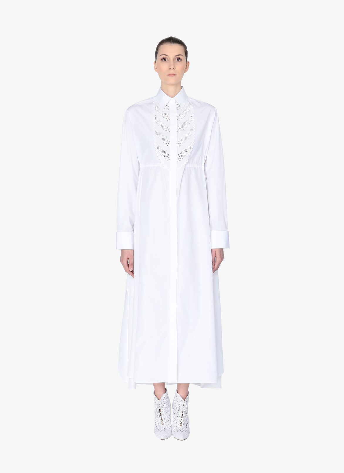 SHIRT POPELINE SOFT WHITE ALAÏA WHITE SHIRT POPELINE SOFT WHITE